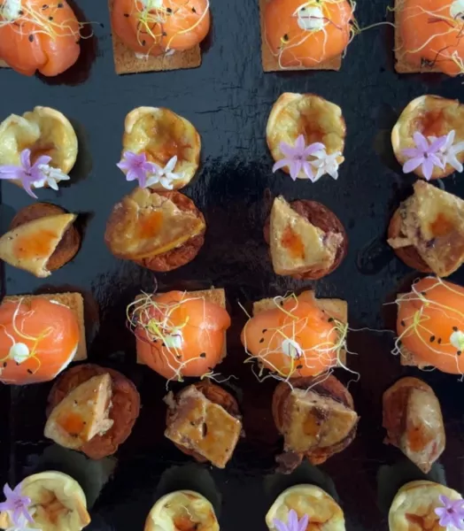 Plateaux pièces cocktails salées pour 10 personnes